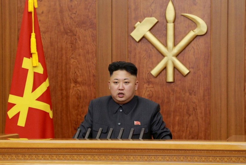 Pemimpin Tertinggi Korea Utara Kim Jong Un.