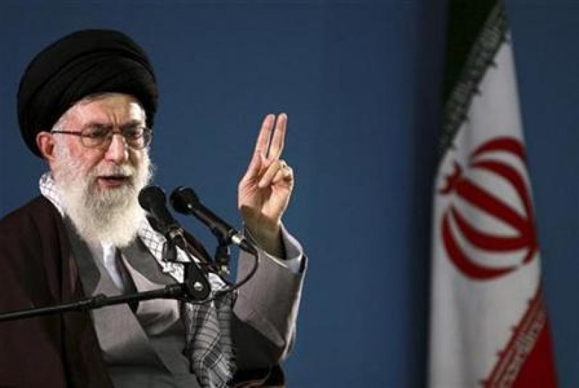 Pemimpin Tertinggi Republik Islam Iran, Ayatollah Ali Khamenei.