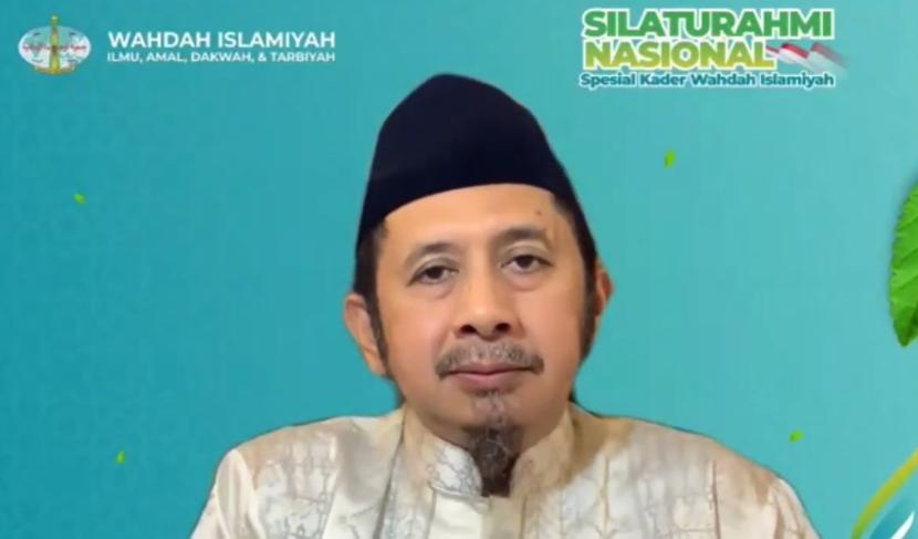 Pemimpin Umum Wahdah Islamiyah KH. Muhammad Zaitun Rasmin dalam Silaturahmi Nasional (Silatnas ke-2), Ahad (1/10/2023).
