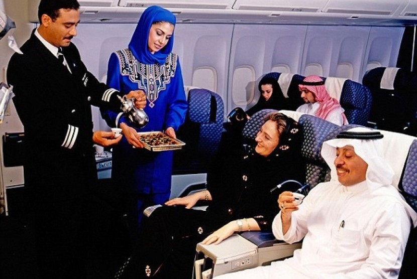 Pemisahan gender akan dilakukan di Saudi Arabia Airlines
