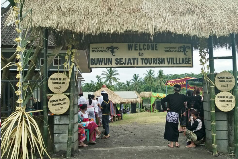 Desa wisata Buwun Sejati, salah satu destinasi baru di Lombok. 