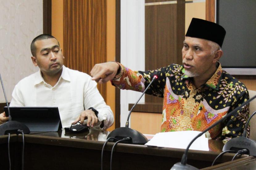 Pemprov Sumbar menggelar rapat koordinasi menyambut mudik Idulfitri 2022.