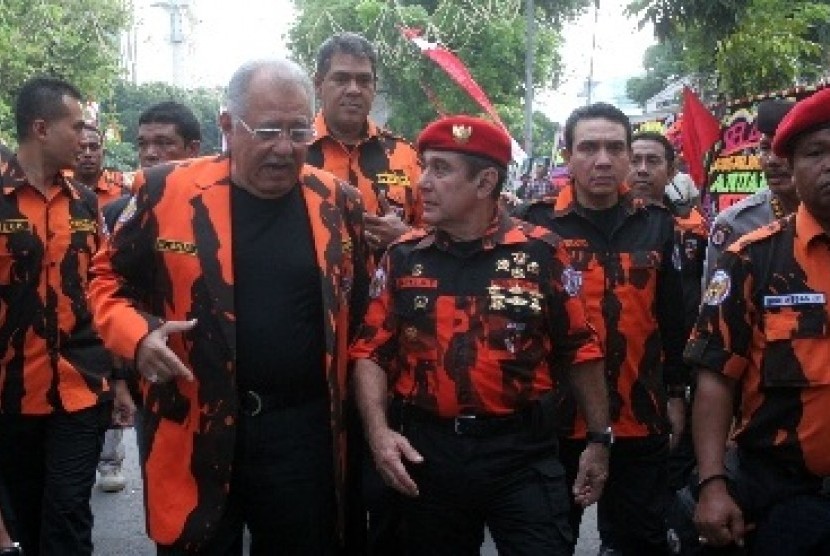 Pemuda Pancasila (ilustrasi). Polisi menetapkan dua kasus bentrok Pemuda Pancasila (PP) dengan Forum Betawi Rempug (FBR) di Kota Tangerang.