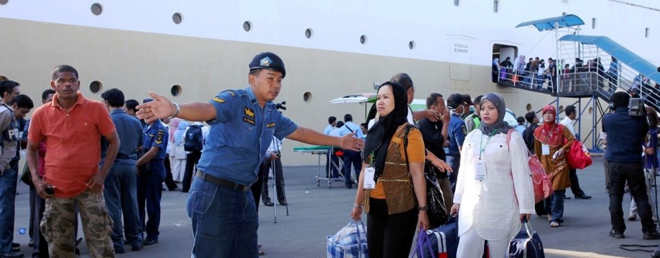 Pemulangan TKI di Pelabuhan Tanjung Priok, Jakarta