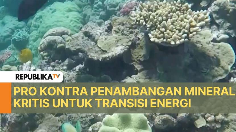 Penambangan dasar laut untuk mineral kritis bagi transisi ke energi bersih picu pro dan kontra.