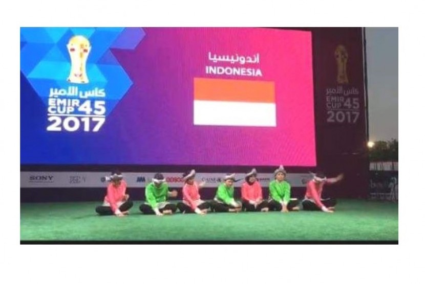 Penampilan budaya Indonesia di ajang peresmian Stadion Piala Dunia 2022 Qatar