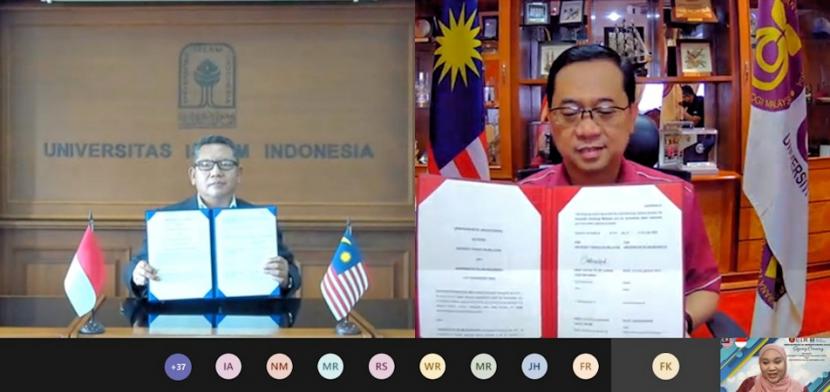 Penandatanganan kerja sama UII dan UTM Malaysia.