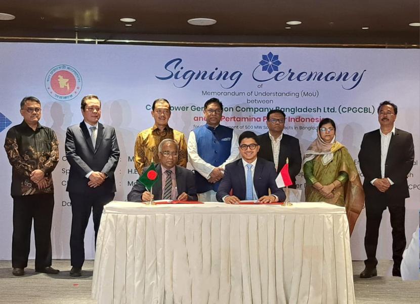 Penandatanganan MoU antara CPGCBL dan Pertamina NRE merupakan tonggak penting dalam perjalanan menuju masa depan energi berkelanjutan bagi Bangladesh.