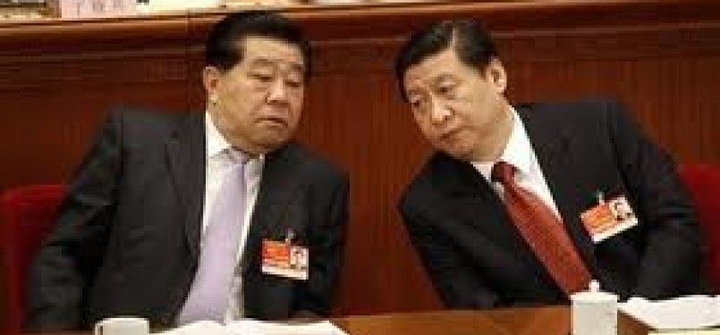 Penasihat Politik China, Jia Qinglin (kiri).