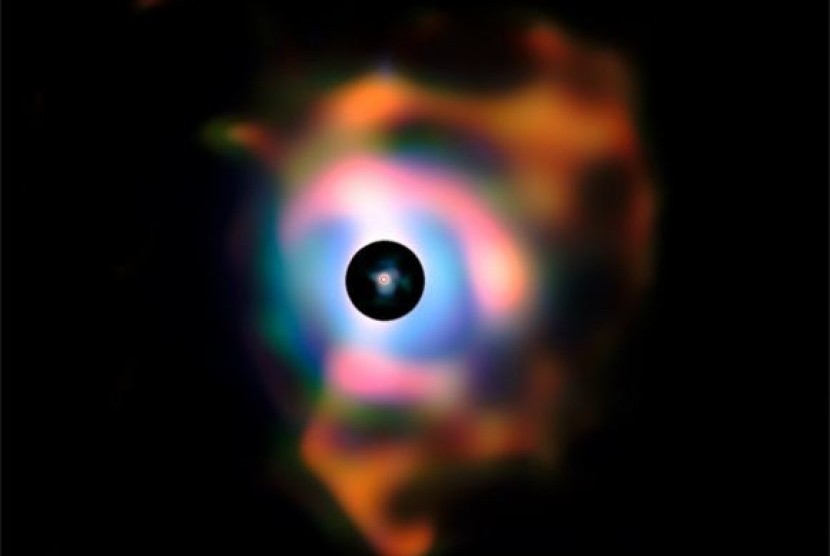 Pencitraan Betelgeuse yang diambil dengan kamera VLT.