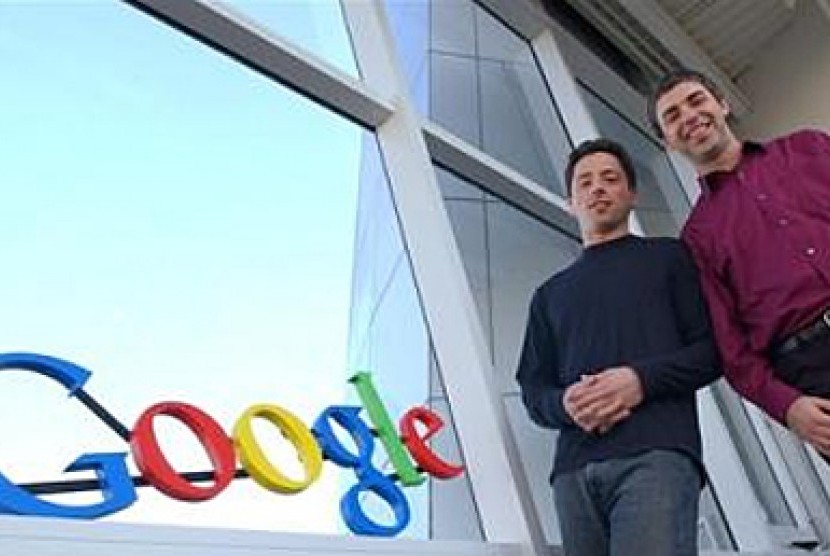 Pendiri Goole, Larry Page dan Sergey Brin.