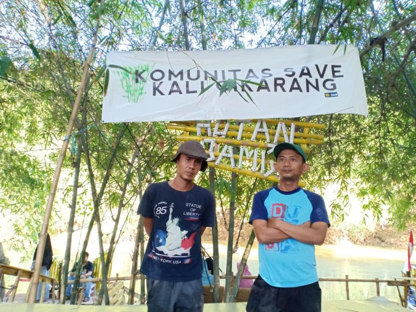 Pendiri Hutan Bambu Warung Bongkok di Cikarang, Kabupaten Bekasi, Eko.