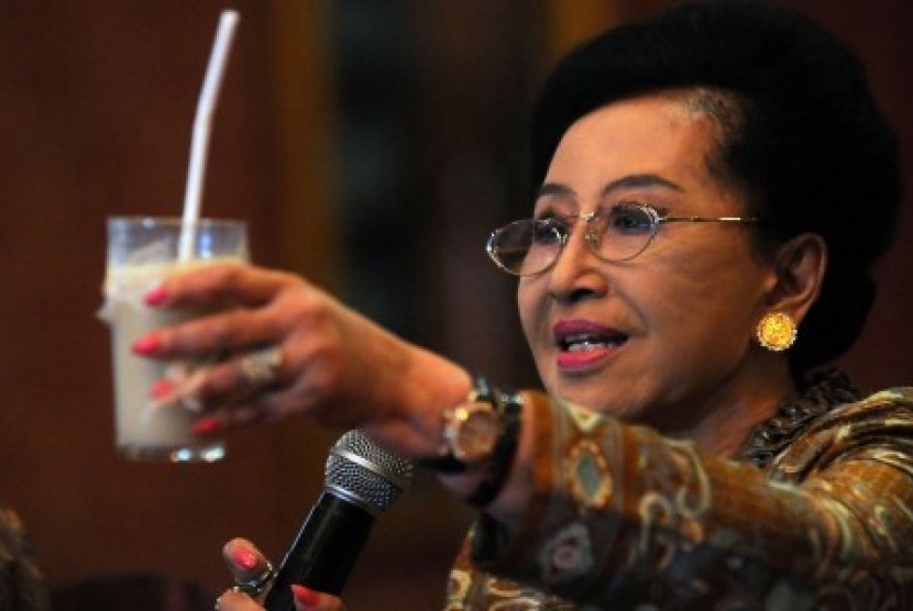 Pendiri perusahaan jamu dan kosmetika berbahan tradisional Indonesia Mustika Ratu, BRA Mooryati Soedibyo. Mooryati meninggal dunia pada Rabu (23/4/2024).