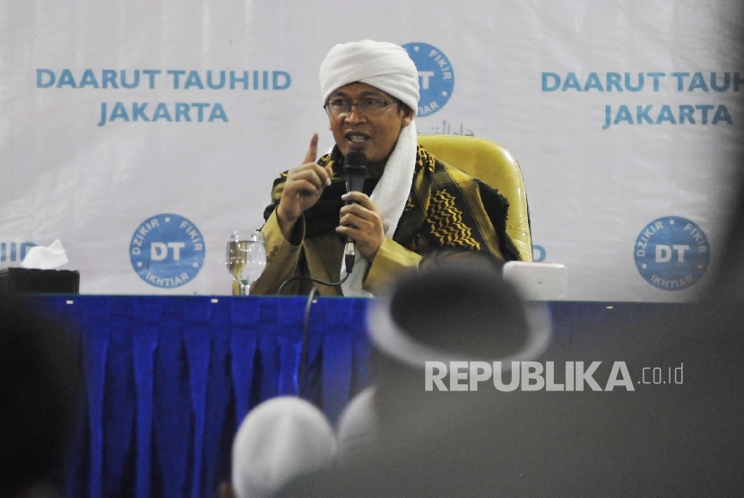 Pendiri Pondok Pesantren Daarut Tauhiid  Abdullah Gymnastiar.