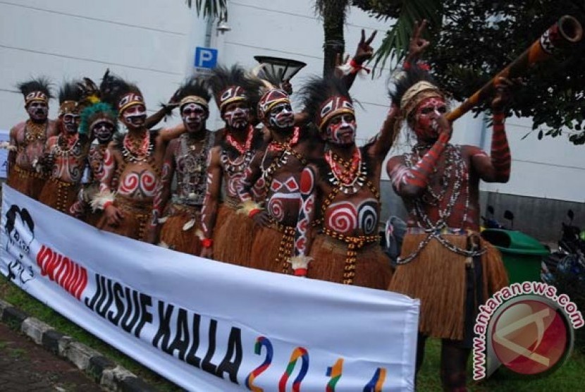 Pendukung Jokowi-JK di Papua