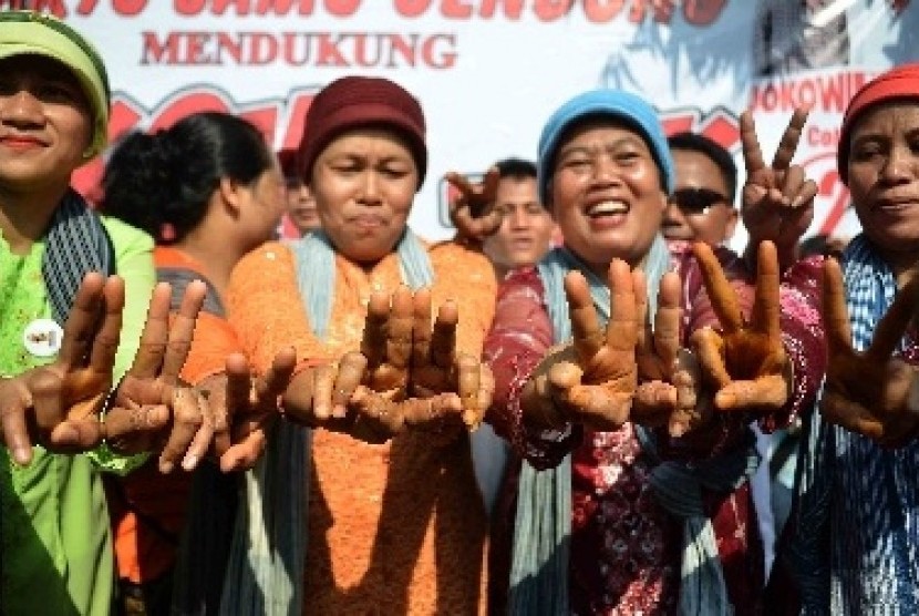 Pendukung Jokowi-JK (ilustrasi)