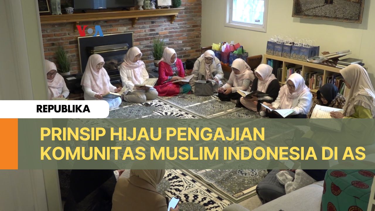 Pengajian komunitas Muslim Indonesia di Amerika