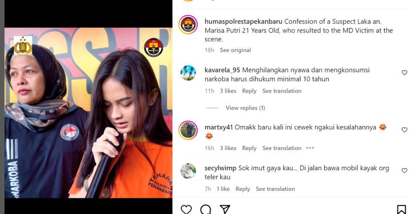 Pengakuan Marisa Putri