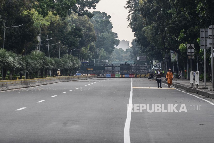 Rekayasa Lalu Lintas Di Sekitar Gedung MK | Republika Online