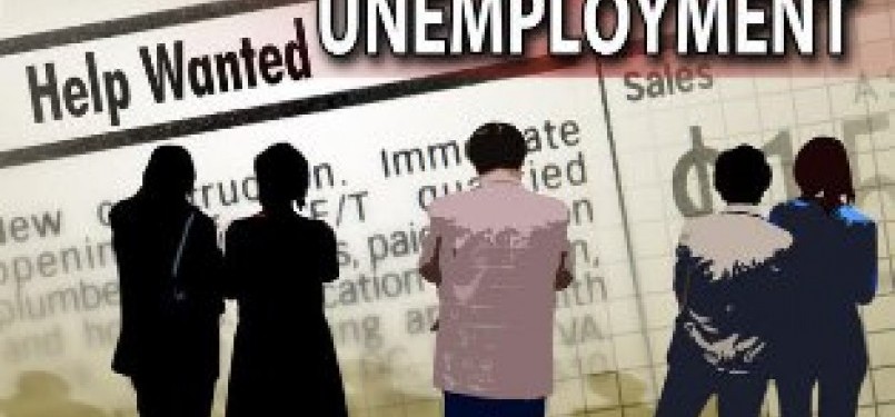 Pengangguran di AS (ilustrasi)