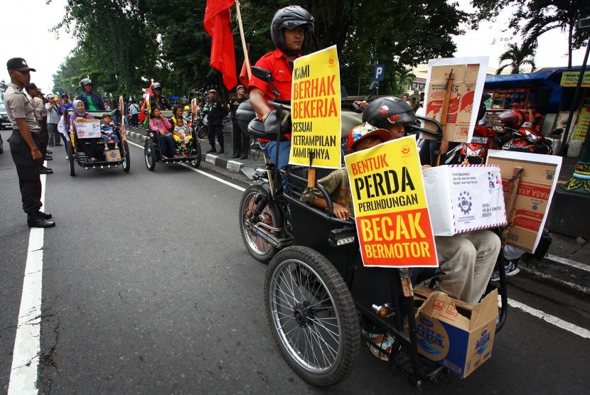 Yogyakarta Tak Restui Becak Motor Jadi Angkutan Umum | Republika Online