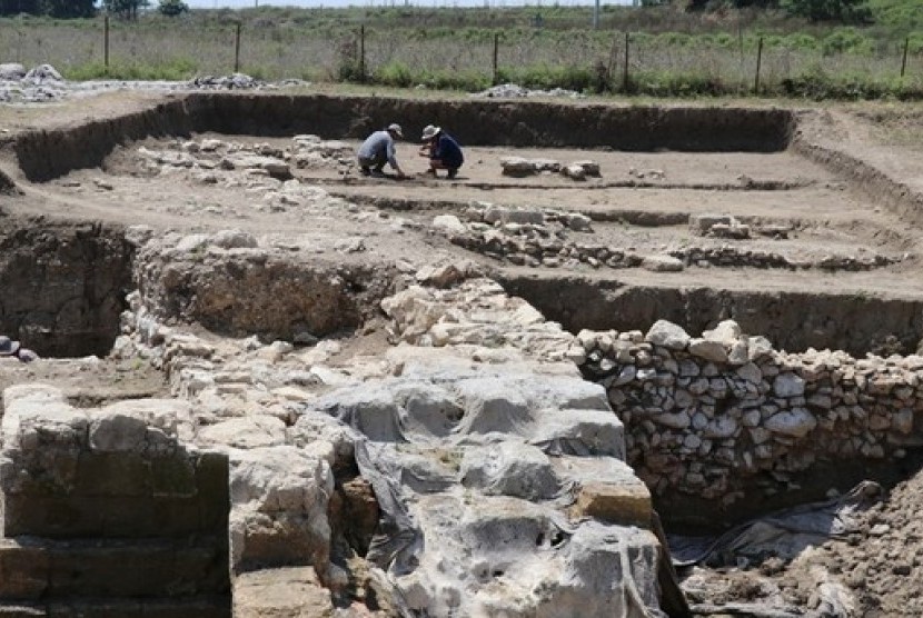 Penggalian situs kuno Sirkeli Hoyuk, pemukiman zaman besi di Adana   