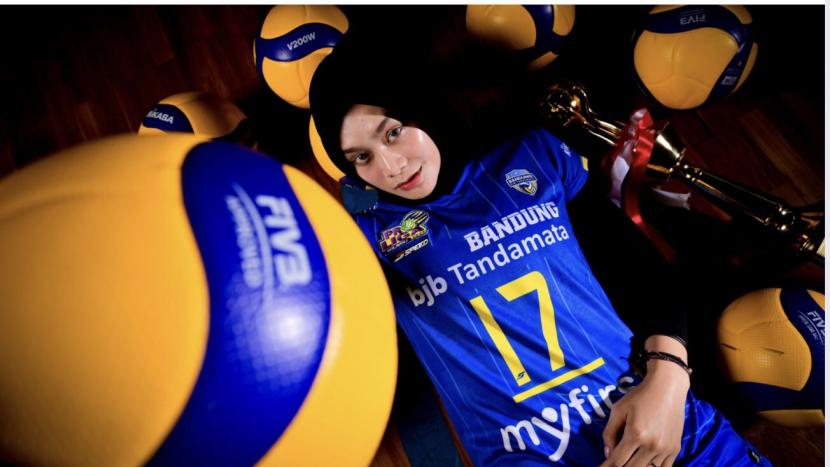 Penggawa timnas bola voli Wilda Siti Nurfadilah.