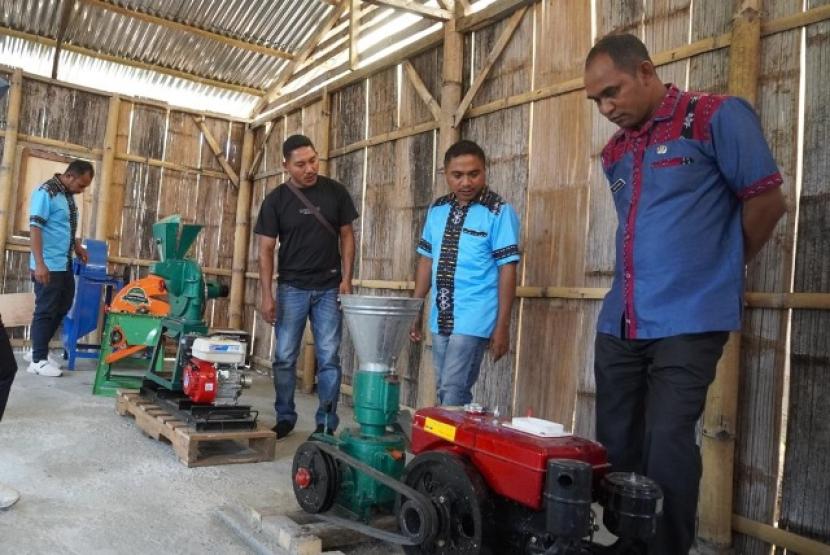 Rumah Inovasi Teknologi Desa (RITD) di Desa Genamere, Kabupaten Ngada, Nusa Tenggara Timur berhasil mendorong warga penuhi kebutuhan pakan ternak.