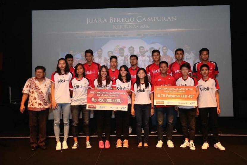 Penghargaan Atlet Berprestasi PB Djarum Tahun 2016 yang diselenggarakan Bakti Olahraga Djarum Foundation, Rabu (25/1).