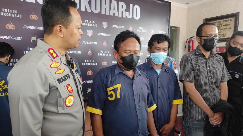 Pengungkapan kasus pencurian di Polres Sukoharjo, Kamis (7/10/2022).