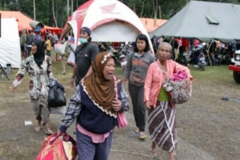 Pengungsi Gunung Merapi