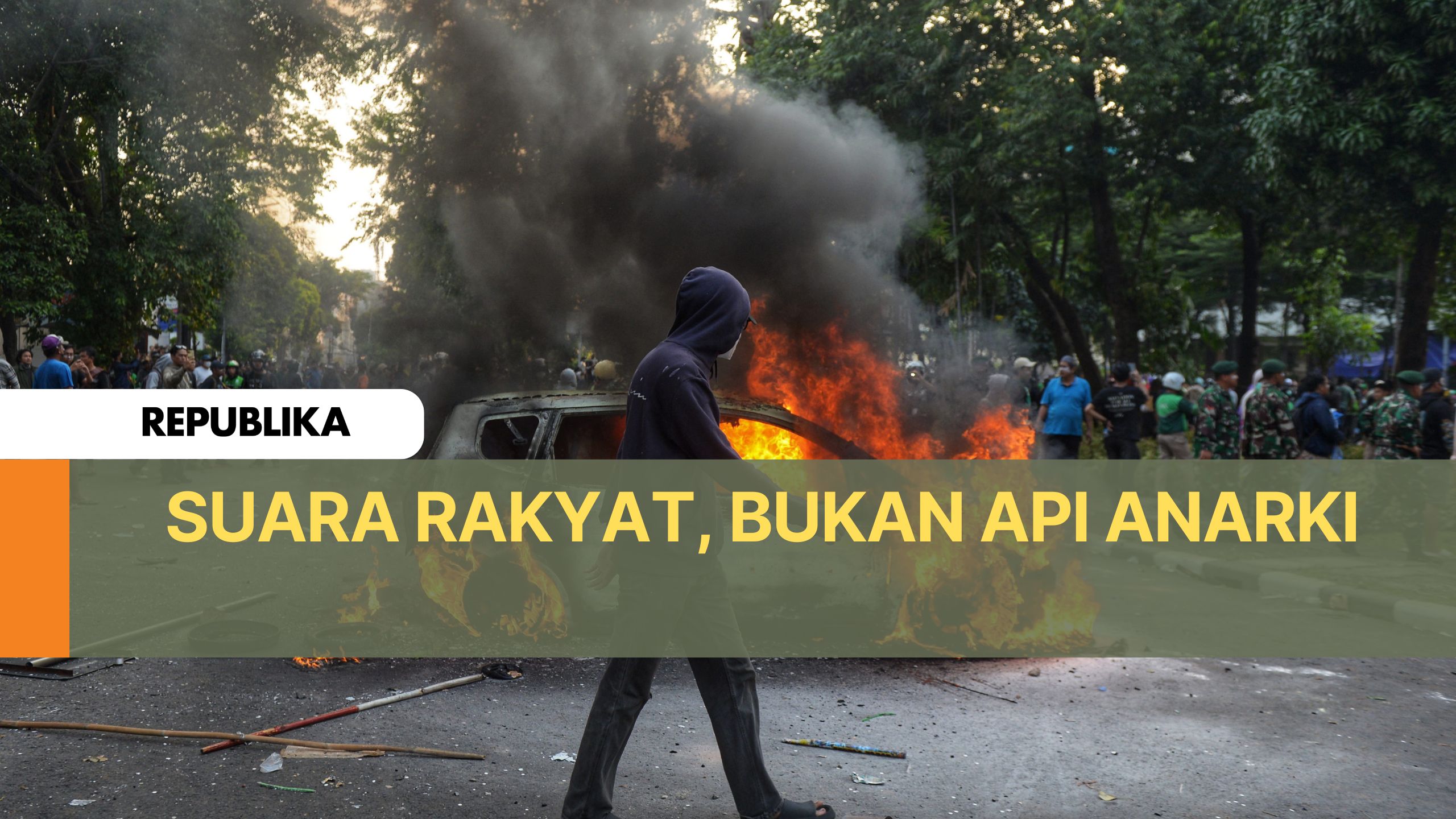 Suara Rakyat, Bukan Api Anarki