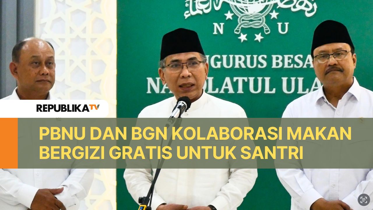 Pengurus Besar Nahdlatul Ulama (PBNU) berkolaborasi bersama Badan Gizi Nasional (BGN) untuk memastikan seluruh santri khususnya yang dibawah naungan PBNU bisa menerima program makan bergizi gratis (MBG).