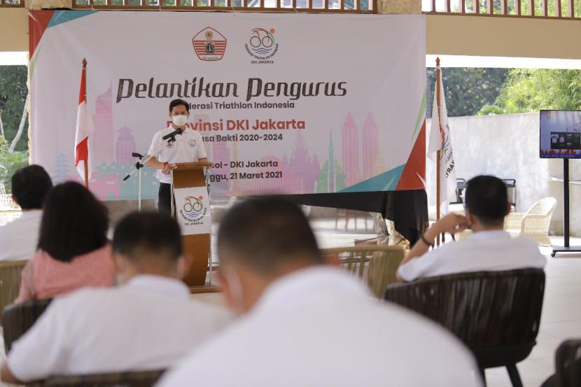 Pengurus Federasi Triathlon Indonesia (FTI) Provinsi DKI Jakarta dilantik Ahad (21/3).