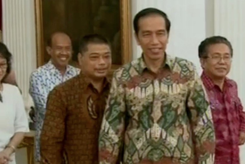 Pengurus gereja di Indonesia dan konferensi waligereja Indonesia menemui presiden Joko Widodo di Istana Merdeka Jakarta. 