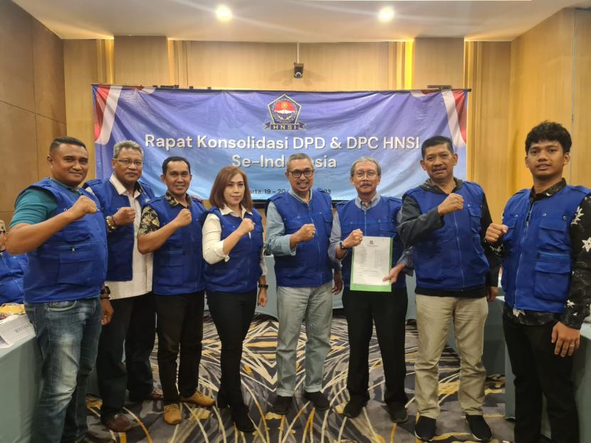 Pengurus HNSI bersama DPD dan DPC mengadakan konsolidasi internal.