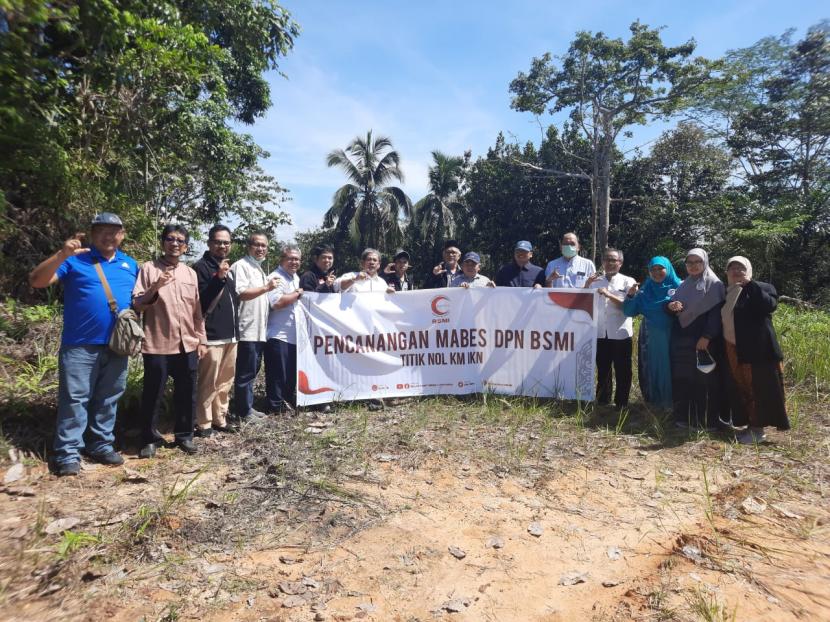 Pengurus Pusat BSMI meninjau kantor perwakilan pusat di Ibu Kota Negara (IKN) Kalimantan, Ahad