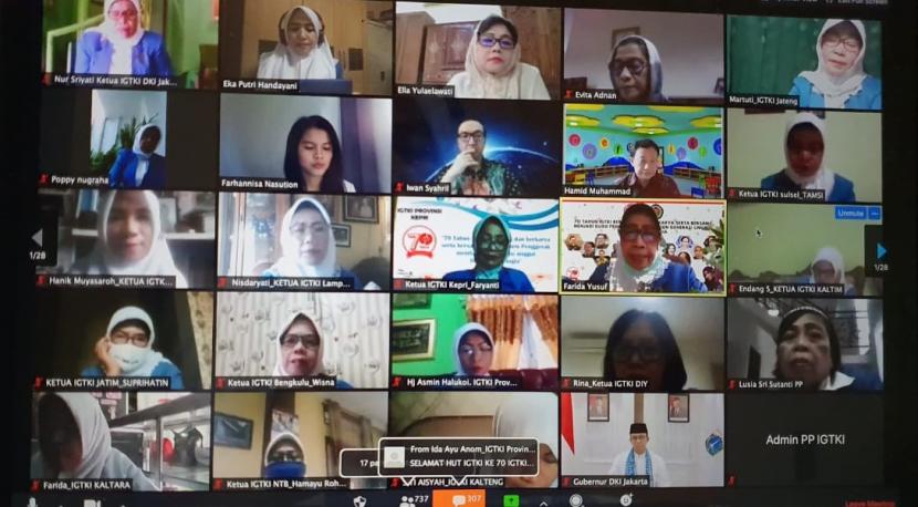 Pengurus Pusat Ikatan Guru Taman Kanak-kanak Indonesia Persatuan Guru Republik Indonesia (IGTKI-PGRI) memperingatan HUT  ke-70 IGTKI dengan menggelar seminar online tentang mempersiapkan guru hadapi pasca pandemi.