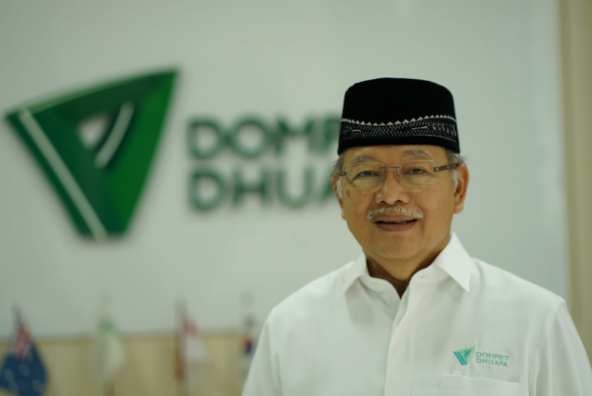 Pengurus Yayasan Dompet Dhuafa Republika 2008-2013 dan 2016-2019 Ismail A Said.