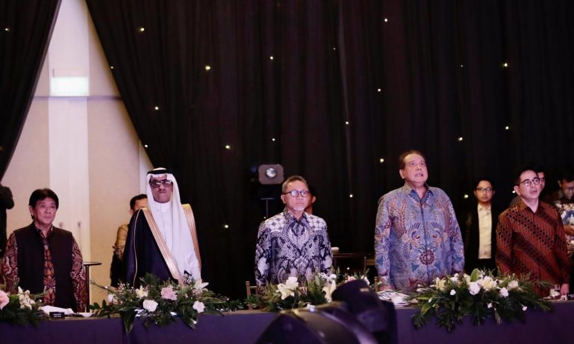 Pengusaha besar Indonesia dan Arab Saudi bertemudi Hotel St Regis, Kuningan, Jakarta Selatan, Selasa (30/5/2023) malam WIB. 