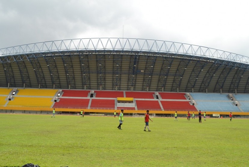 Stadion Gelora Sriwijaya Jakabaring, Ahad (5/3).