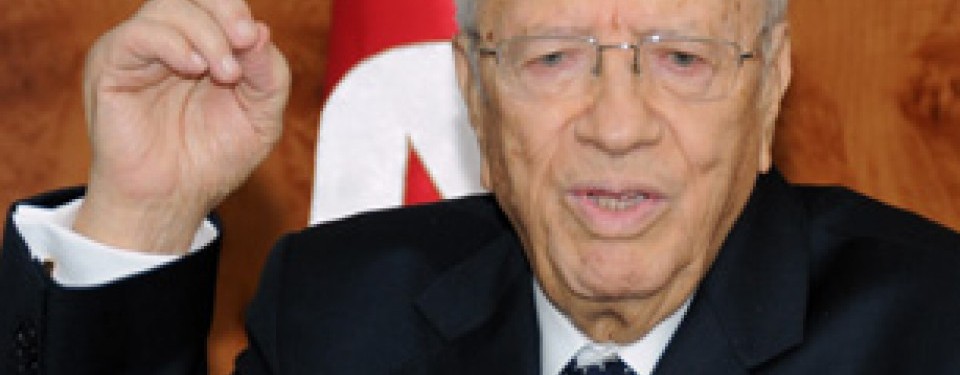Penjabat Perdana Menteri Tunisia Beji caid Essebsi