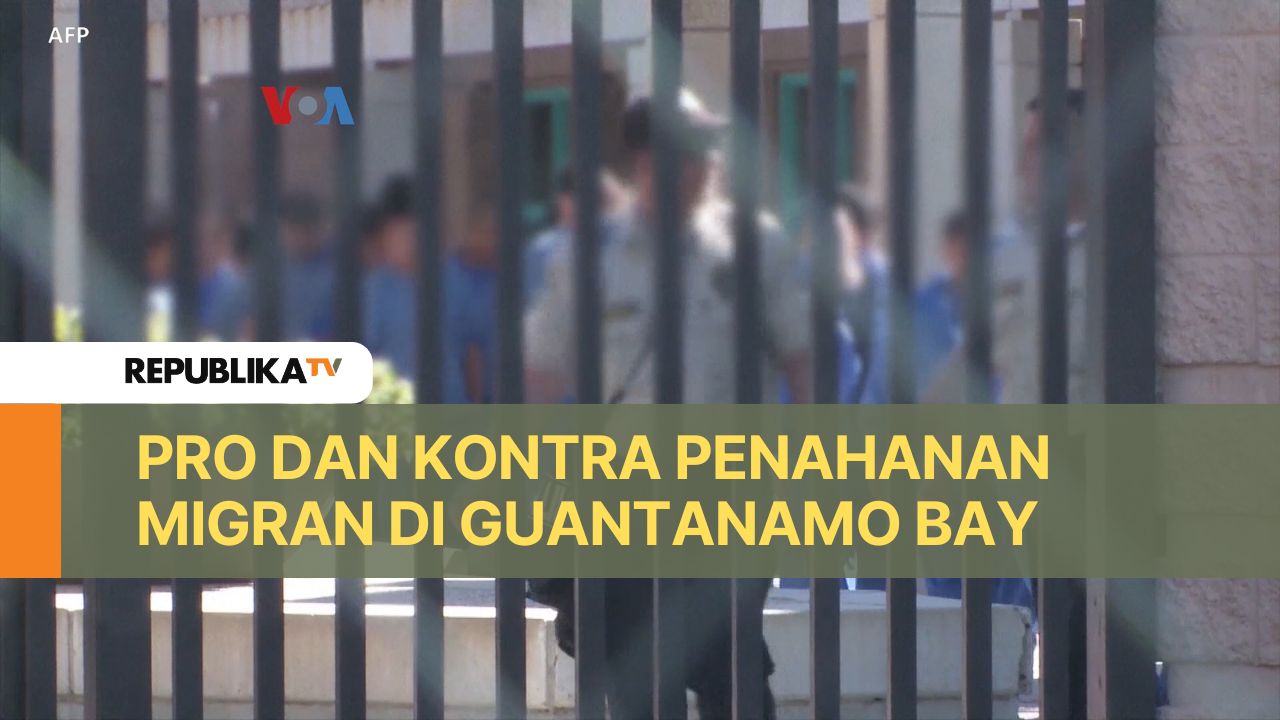 Pro dan Kontra Migran di Guantanamo Bay