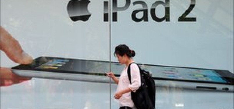 Penjualan iPad 2 dimulai di Cina bulan lalu.