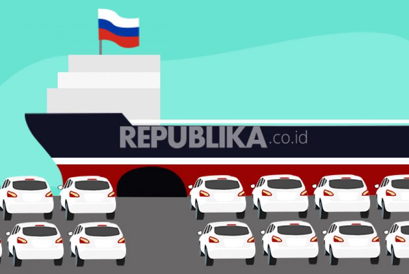 Penjualan kendaraan bekas Jepang ke Rusia