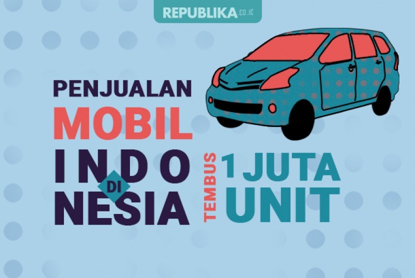 Penjualan mobil di Indonesia tembus satu juta