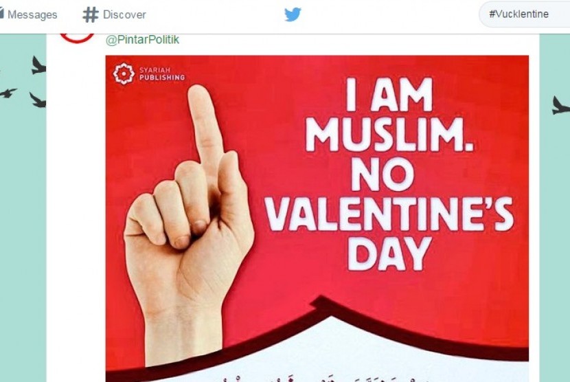 penolakan kaum muslim di media twitter