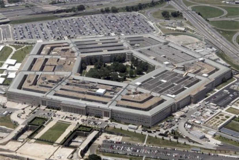 Gedung Pentagon. Sejumlah dokumen intelijen Amerika Serikat (AS) bocor ke publik. 
