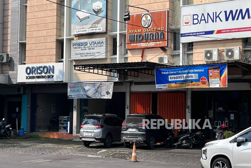 Penutupan Ayam Goreng Widuran Tak Hanya Pusat, Cabang di Jalan Arifin Juga Sepi.