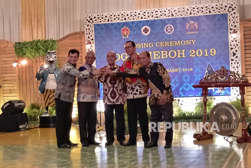 Penutupan kegiatan Jogja Heboh 2019 di Bangsal Kepatihan, Kantor Gubernur  DIY, Jumat (28/2) malam.